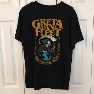 Greta Van Fleet Live In Amsterdam World Tour Graphic T-Shirt